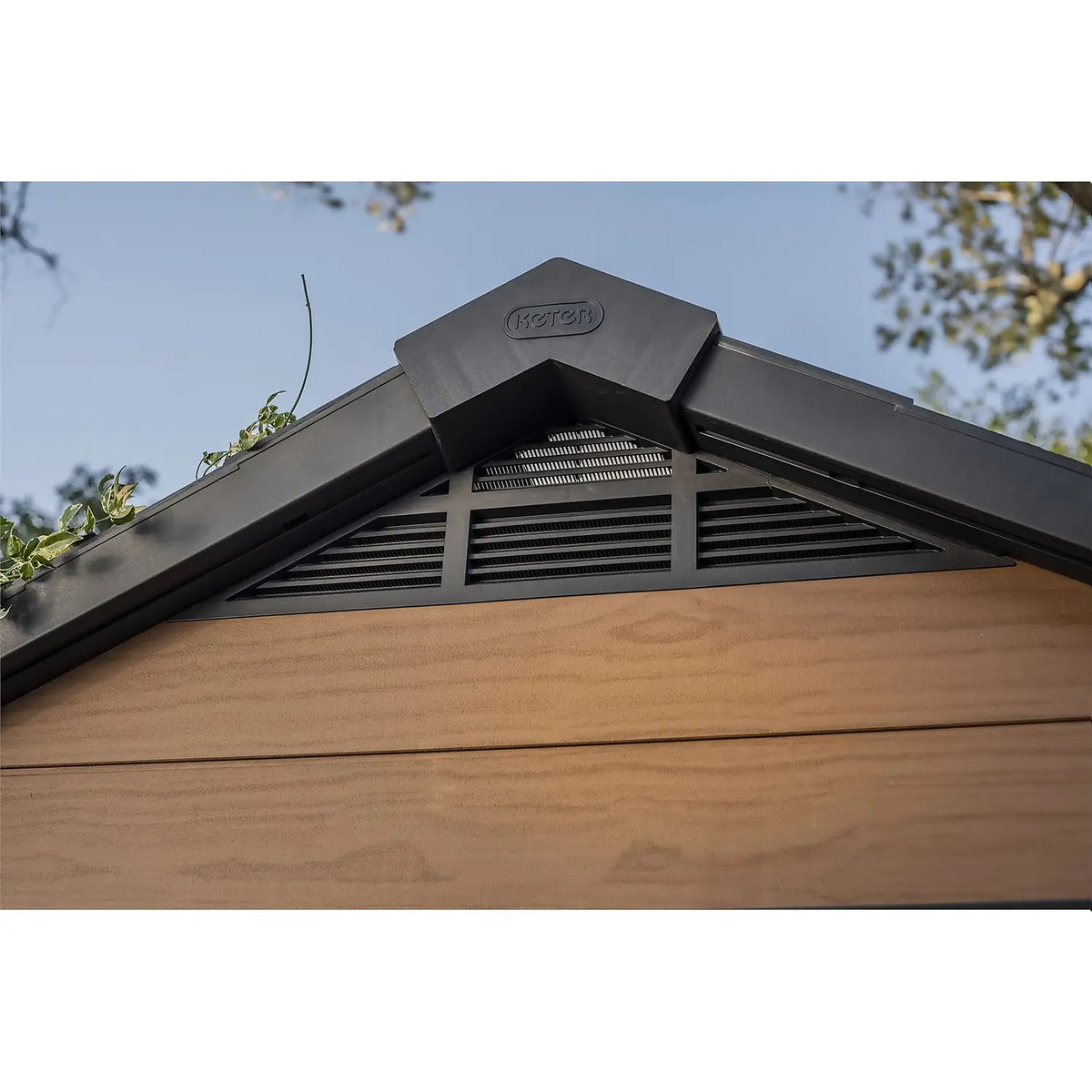 Newton 7x7ft Double Door Outdoor Apex Plastic Garden Shed