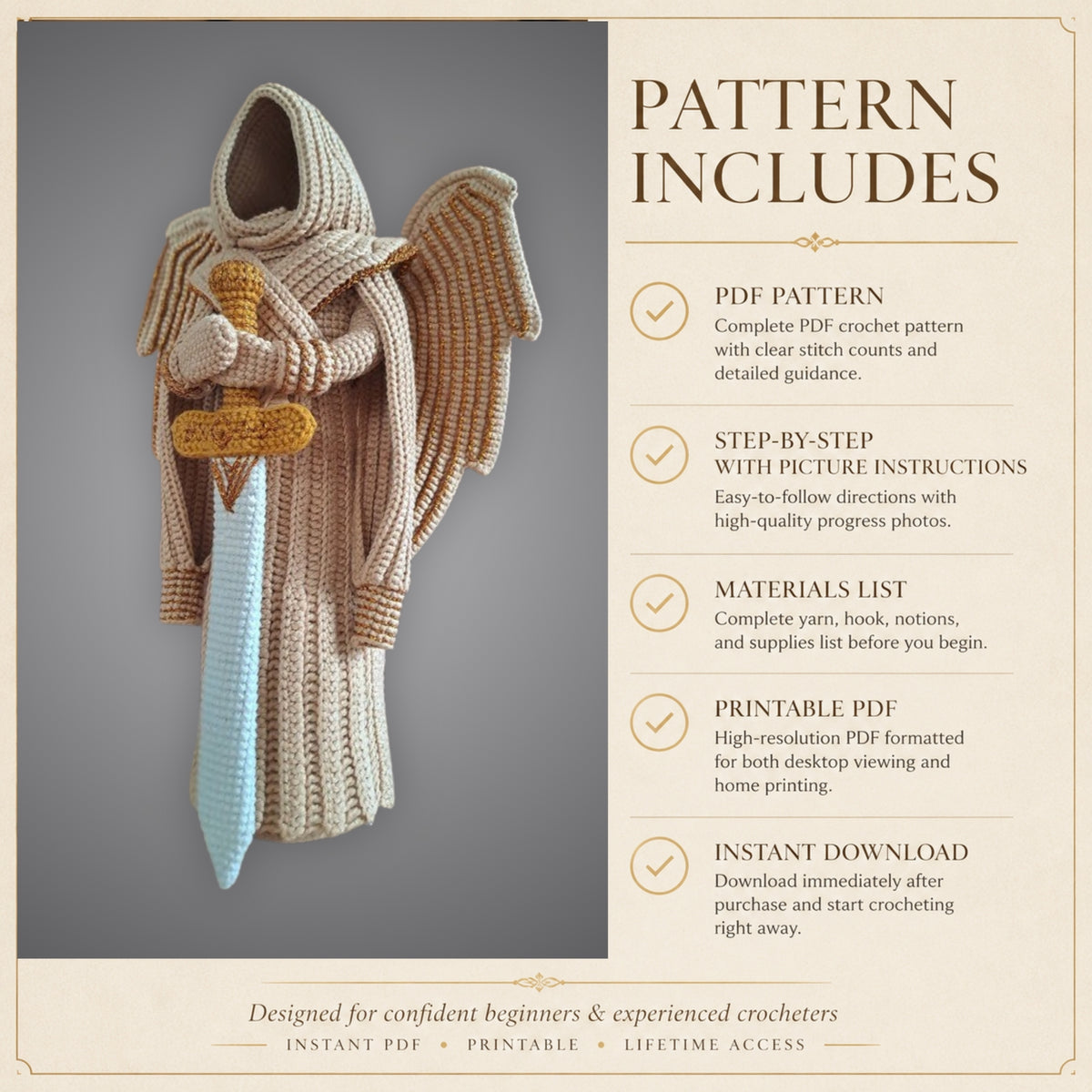 Angel Crochet Pattern (PDF)